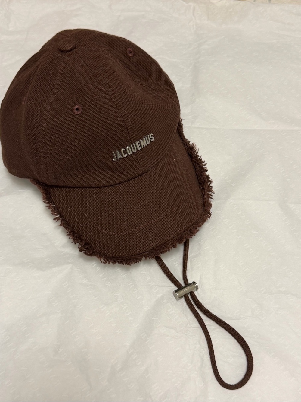Jacquemus Chocolate Brown Cap with Adjustable Strap